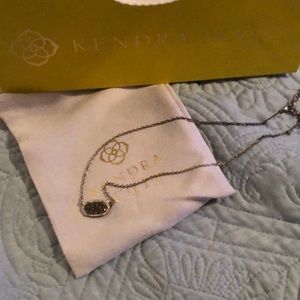 Kendra Scott Elise Necklace in Platinum Drusy